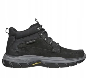Buty męskie Skechers Respected Boswell czarne 204454 Blk - Buty sportowe męskie - miniaturka - grafika 1