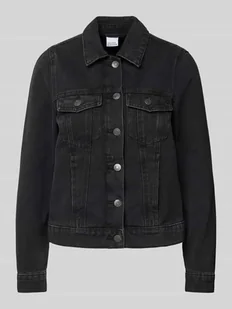 Kurtka jeansowa o kroju regular fit z dodatkiem bawełny model ‘ZORICA’ - Kurtki damskie - miniaturka - grafika 1