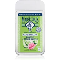 Kosmetyki do kąpieli - Le Petit Marseillais Extra Gentle Shower Gel Bio Rose & Bio Cucumber Żel pod prysznic 250 ml - miniaturka - grafika 1