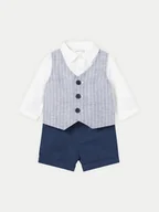 Spodenki damskie - Mayoral Komplet koszula i szorty materiałowe 01220 Niebieski Regular Fit - miniaturka - grafika 1