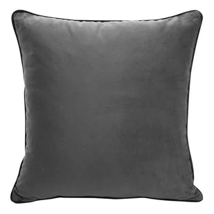 Euro Firany Poszewka Velvetowa Mel 40 x 40 Grafitowy 1220506 - Poszewki na poduszki - miniaturka - grafika 1