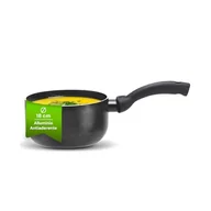 Akcesoria i części AGD - Avilia Aluminiowy garnek z powłoką zapobiegającą przywieraniu i ergonomicznym uchwytem 18 cm - łatwy do czyszczenia ręcznego i zmywarki - kompatybilny z płytą indukcyjną, ceramiczną, elektryczną i - miniaturka - grafika 1