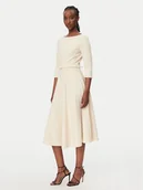 Sukienki - Rinascimento Sukienka koktajlowa CFC0127892003 Beżowy Regular Fit - miniaturka - grafika 1