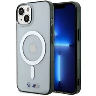 Etui i futerały do telefonów - Etui BMW Silver Ring MagSafe do Apple iPhone 14 Plus Przezroczysty - miniaturka - grafika 1