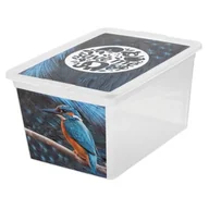 Pudła i pojemniki do przechowywania - BRANQ Pojemnik BRANQ X Box Deco Save Me 7315 Zimorodek 7315 - miniaturka - grafika 1