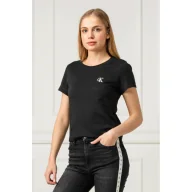 Koszulki i topy damskie - Calvin Klein Jeans T-shirt | Slim Fit - miniaturka - grafika 1