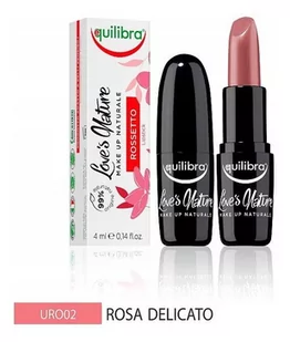 EQUILIBRA Loves Nature pomadka do ust 02 Delicate Rose 4ml - Szminki - miniaturka - grafika 1