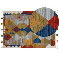 Dywany - Dywan wełniany kilim 160 x 230 cm wielokolorowy ARZAKAN - miniaturka - grafika 1