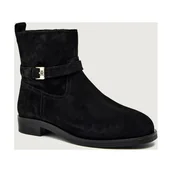 Botki damskie - Tommy Hilfiger Botki zamsz - miniaturka - grafika 1