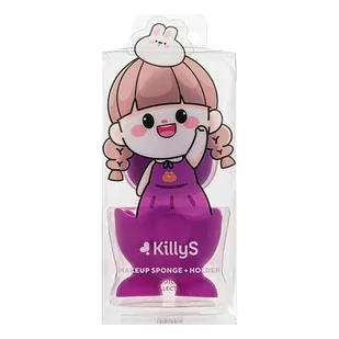 KillyS Tamagotchi Girl gąbeczka do makijażu ze stojakiem Violet 1szt. - Gąbeczki do makijażu - miniaturka - grafika 1