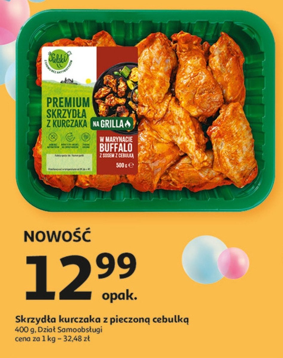 Skrzydełka z kurczaka SUP.SIELSKI IQF 1 kg