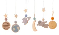Maty edukacyjne - Zawieszki Kosmos Na Stojak Gimnastyczny - miniaturka - grafika 1