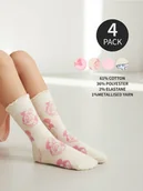 Skarpetki dla dzieci - Sinsay - Skarpetki 4 pack Minnie Mouse - wielobarwny - miniaturka - grafika 1