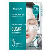 Maseczki do twarzy - Mediheal Capsule100 Bio SeconDerm Clear maska 2-etapowa nawilżająca 10 szt x 23ml+4ml - miniaturka - grafika 1