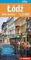 Atlasy i mapy - Demart Łódź - plan miasta (skala 1:21 000) - Demart - miniaturka - grafika 1