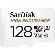 Nośniki danych - Karta micro Sd 128GB SanDisk HighEndurance adapter - miniaturka - grafika 1