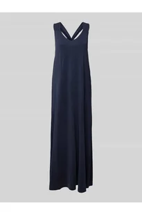 Długa sukienka z głębokim dekoltem w serek - Selected Femme - Sukienki - miniaturka - grafika 1