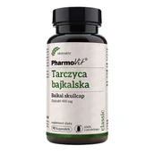 Suplementy naturalne - Tarczyca bajkalska Baikal skullcap ekstrakt 400mg 90 kapsułek PharmoVit - miniaturka - grafika 1