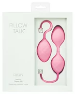 Kulki gejszy - Pillow Talk Frisky - 2-częściowy zestaw kulek gejszy (różowy) - miniaturka - grafika 1