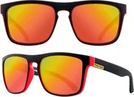 Okulary przeciwsłoneczne - Męskie okulary przeciwsłoneczne Camerazar Summer Polarized Mirrored - czarne - plastikowe - miniaturka - grafika 1