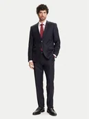 Garnitury - BOSS Garnitur H-Huge 50546121 Granatowy Slim Fit - miniaturka - grafika 1