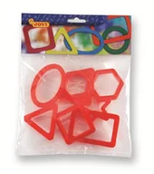Zabawki kreatywne - Foremki figury geometryczne do mas plastycznych 8 szt. - miniaturka - grafika 1