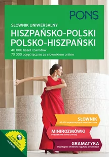 Pons Słowni uniwersalny hiszp-pol-hiszp PONS praca zbiorowa - Słowniki języka polskiego - miniaturka - grafika 1