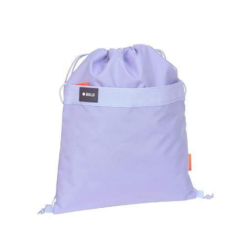 LÄSSIG Dziecięcy worek sportowy z funkcją plecaka/torba szkolna typu String Bag Bold Lavender, lawendowy, Nowoczesny