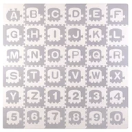 Maty piankowe - Duża mata piankowa, puzzle, pociąg, literki 36 szt - miniaturka - grafika 1