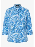 Bluzki damskie - More & More Bluzka w kolorze niebiesko-białym - miniaturka - grafika 1