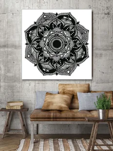 Mandala 50x50cm - Plakaty - miniaturka - grafika 1