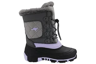 KangaROOS Damskie śniegowce Kanga-Bean Care, Steel Grey Lavender, 38 EU - Śniegowce damskie - miniaturka - grafika 1