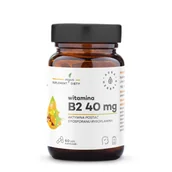 Witaminy i minerały - Aura Herbals Witamina B2 40mg Suplement Diety 60 Kapsułek - miniaturka - grafika 1