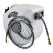 Przewody elektryczne - WĄŻ PNEUMATYCZNY DO SPRĘŻARKI AUTOMATYCZNY ZWIJAK 15M 1/4" - miniaturka - grafika 1