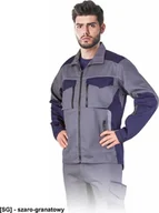 Odzież robocza - R.E.I.S. LH-POND-J - bluza ochronna, elementy odblaskowe, 100% bawełna 240 g/m XL - miniaturka - grafika 1