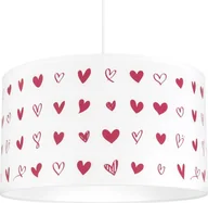 Lampy sufitowe - Solar Lampa wisząca czerwone serca plus denko - miniaturka - grafika 1