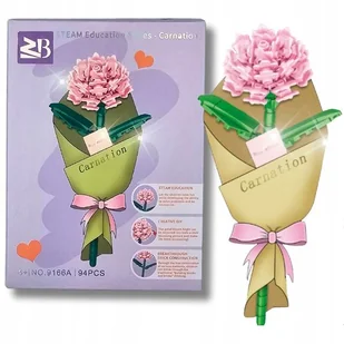 Goździk Klocki Kwiaty Konstrukcyjne Sztuczne Do Wazonu Kwiatki Zestaw - Klocki Goździk Klocki Kwiaty Konstrukcyjne Sztuczne Do Wazonu Kwiatki Zestaw - Klocki - miniaturka - grafika 1