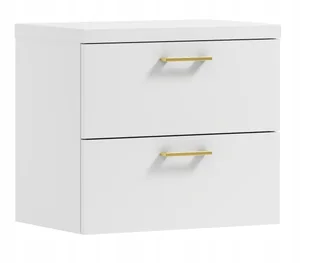 Szafka łazienkowa Luna 50 Gold Złote Uchwyty Producent - Szafki łazienkowe - miniaturka - grafika 1