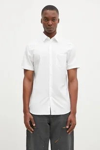 Lacoste koszula bawełniana męska kolor biały regular z kołnierzykiem klasycznym CH8528 - Koszule męskie - miniaturka - grafika 1