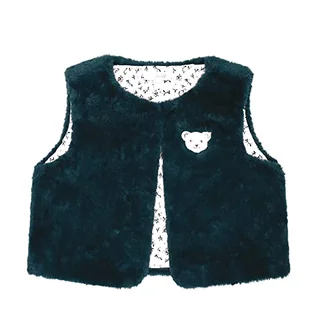 Kurtki i płaszcze dla dziewczynek - Steiff Girl's Mini Enchanted Forest Jacket, DEEP Teal, 128 - grafika 1