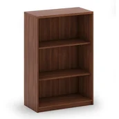 Regały biurowe - B2B Partner Regał biurowy Mirelli A+, 800 x 400 x 1200 mm, orzech CF F07413, SS-881 - miniaturka - grafika 1