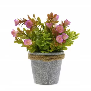 Sztuczne Kwiaty W Doniczce 18cm Różne Kolory - Sztuczne kwiaty - miniaturka - grafika 1