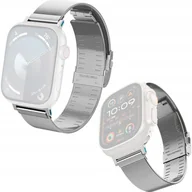 Akcesoria do smartwatchy - Spigen Pasek Sleek Link do Apple Watch 42/44/45/49mm, srebrny - miniaturka - grafika 1