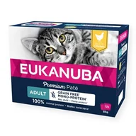 Mokra karma dla kotów - Karma dla kota EUKANUBA Adult Grain Free Mono Protein Kurczak (12 x 85 g) - miniaturka - grafika 1