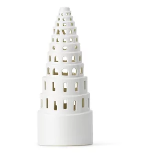 Biały ceramiczny świecznik świąteczny Kähler Design Lighthouse, ø 9 cm - Świeczniki - miniaturka - grafika 1