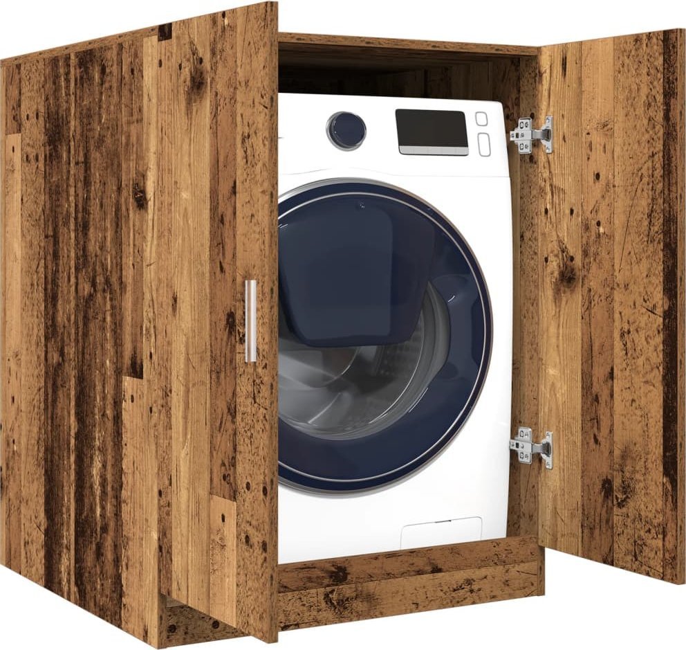 vidaXL vidaXL Szafka na pralkę, stare drewno, 70,5x71,5x91,5 cm