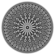 Dywany zewnętrzne - Esschert Design Esschert Design Dywanik na zewnątrz, średnica 170 cm OC31 - miniaturka - grafika 1