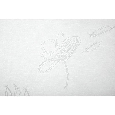 mydeco 65692 zaczepy zasłon, Flower, 60 x 300 cm, biały 65692