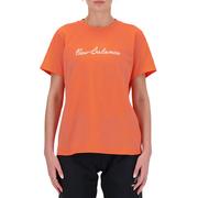 Koszulki i topy damskie - Koszulka New Balance WT41909GFR - pomarańczowa - miniaturka - grafika 1