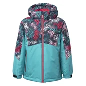 Kurtki narciarskie - Dziecięca Kurtka ocieplana BRUGI 3AHZ M000234972 – Turkusowy - miniaturka - grafika 1